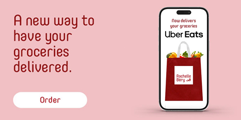 Text reading: "A new way to have your groceries delivered."Order" CTA button at the left.